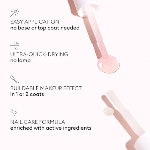 Manucurist Active Icons Duo Bright & Plump Nail Polish Set | Nail Care Duo with Active Bright and Active Plump - Helps Brighten Nails for a Natural-Looking Glow - No Lamp, Vegan - color: Active Bright, Active Plump