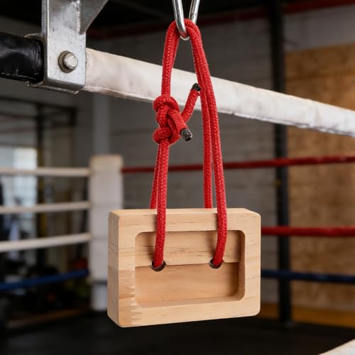 FAVOMOTO 2pcs Portable Wooden Rock Climbing Fingerboard Hangboard Training Board for Grip Strength Enhancement Indoor Outdoor Climbing Training Equipment