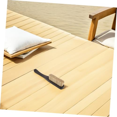 VICASKY Wooden Climbing Chalk Brush with Natural Boar Hair Bristles Lightweight Design for Bouldering and Outdoor Rock Surface Cleaning Tool to Reduce Hand Fatigue