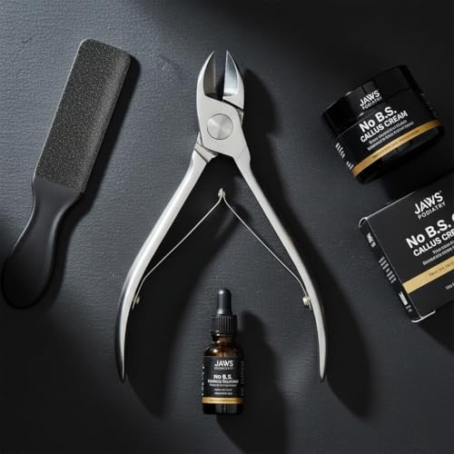 Toenail Clippers for Thick Nails – Large Surgical-Grade Stainless Steel Nippers for Seniors, Men & Women | Heavy-Duty Double-Action Podiatrist Tool for Thick, Ingrown & Mycotic Toenails