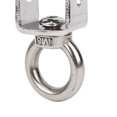 Exercise Bearing Pulley | Silent Traction Wheel for Lifting/Climbing/Gym | Stainless Steel & Nylon Construction | 237g Lightweight, 13x5.5x4cm
