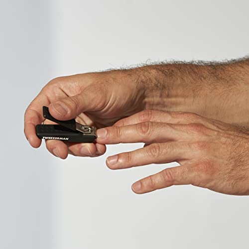 Tweezerman Precision Grip Fingernail Clipper Black