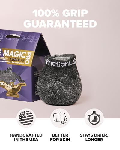 Friction Labs Sensitive Skin Grip Bundle – Secret Stuff Alcohol-Free Chalk, Magic Chalk Ball PRO & Athletic Hands Cream – Elite Grip & Skin Support for Climbing, Gymnastics, Lifting
