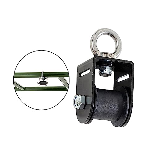Weight Lifting Pulley Wheel Lifting Rope Pulley Loading 220lbs DIY Attachment Mute Sturdy Pull Down Wheel for Fitness Equipment Accessories - color: Ring Pulley