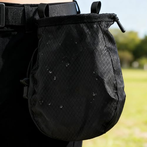 Climbing Chalk Bag Lightweight Leakproof Adjustable Pouch | Outdoor Bouldering Chalk Pouch for Outdoor Weight Lifting Training Mountaineering Climber Athlete Instructor