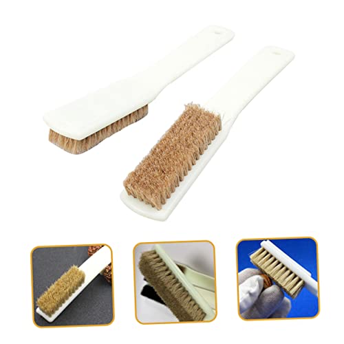 2pcs Climbing Brush for Rock Climbing Bouldering Reusable Boars Hair Cleaning Brush for Outdoor Sports Sturdy Handle for Rocks Stones