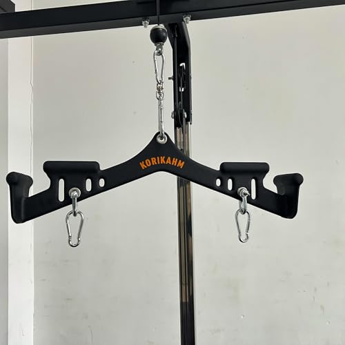 Multi-Grip LAT Pulldown Attachments, LAT Pull Down Bar, Cable Machine Attachment for Back Muscles Training, Tricep Strength Training Bars Gym Handles for Home Gym Fitness - color: KOR04