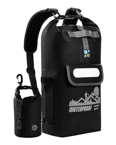 Dry Bag Backpack - color: Black, size: 20L