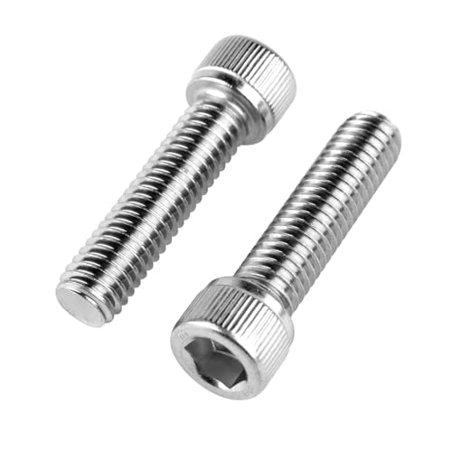 3/8-16 x 3/4" Socket Head Cap Screws Allen Hex Bolts, 304 Stainless Steel 18-8, UNC Fully Machine Thread, 10Pcs Silver - color: Silver, size: 3/8-16 x 3/4" (10PCS)