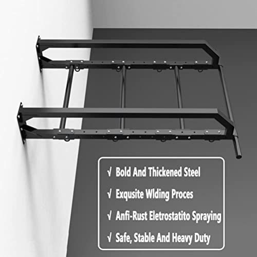Wall Mounted Pull Up Bar, Home Gym Multifunctional Strength Training Fitness Equipment, Heavy Duty Ceiling Climbing Frame, Load 660 LBS