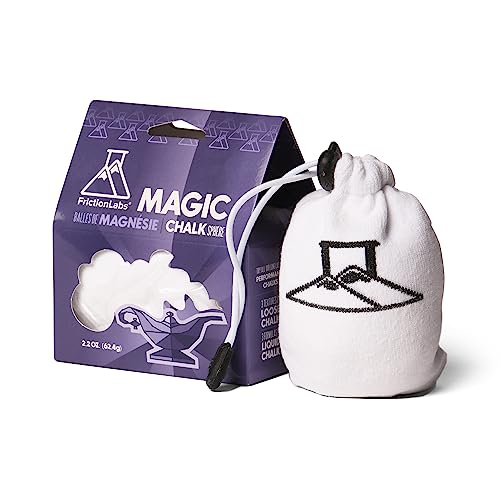 Friction Labs Gym Chalk – Magic Ball, PRO Ball (Chalk Bag Sock) | Non-Toxic Climbing Chalk for Bouldering, Gymnastics & More - style: Magic