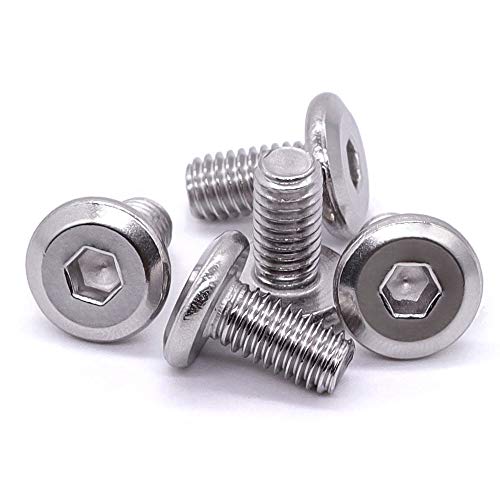 1/4-20 x 5/8" Hex Socket Head Cap Screws, 304 Stainless Steel 18-8, Chamfered Countersunk Machine Screws for Furniture, Binding, Machinery, Automotive, DIY Projects, 25 PCS - size: 1/4-20 x 5/8"