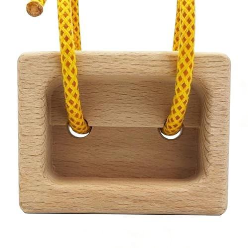 Climbing Hangboard 1 Pair Wooden Fingerboard Trainer | Fingerboard Climbing for Climbers Tree Hand Playground Enhances Grip Strength Indoor Outdoor Doorway