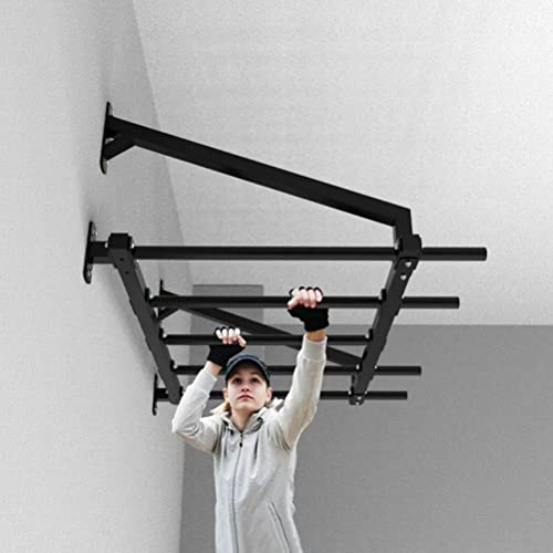 Wall Mounted Pull Up Bars/Climbing Frames, Home Gym Heavy Duty Fitness Horizontal Bar, Load 300kg