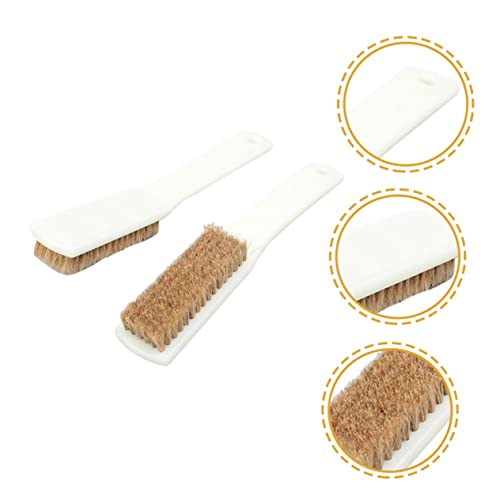2pcs Climbing Brush for Rock Climbing Bouldering Reusable Boars Hair Cleaning Brush for Outdoor Sports Sturdy Handle for Rocks Stones