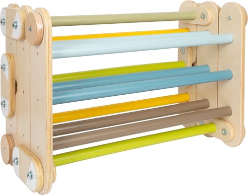 small foot Triangle-Wall Climbing 2in1 Adventure, Wood, 4 Adapters, Movement, from 2 Years 12625, 150 x 64 x 10 cm