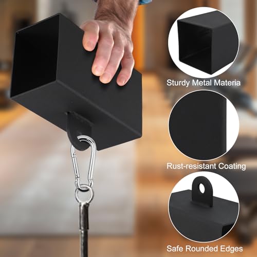 Block Strength Set, Workout Climbing Power Grip, Hand Grip Tool For Cable Machine, Forearm Finger Exerciser With Loading Pin, Strengthener Equipment Climbing Training - color: Square 8x6cm