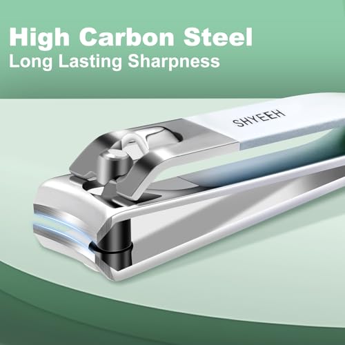Manicure Set, 10 pcs High-Carbon Steel Nail Clippers Set, Portable Mini Manicure and Pedicure Kit, Travel Grooming Nail Kit with Leather Bag for Men and Women - color: Green