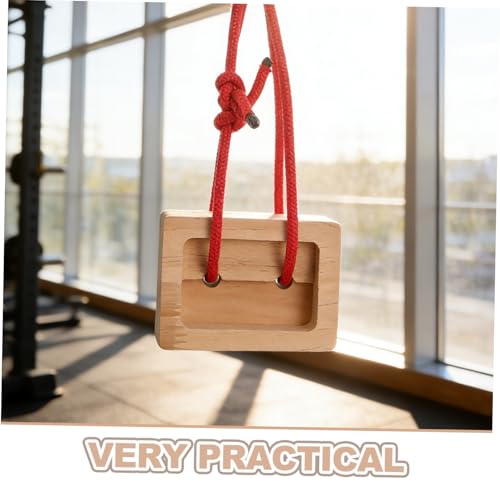 Didiseaon 2pcs Portable Wooden Hangboards for Rock Climbing with Lightweight Design and Easy Installation, for Climbers Training Core Strength and Endurance During Fitness Routines