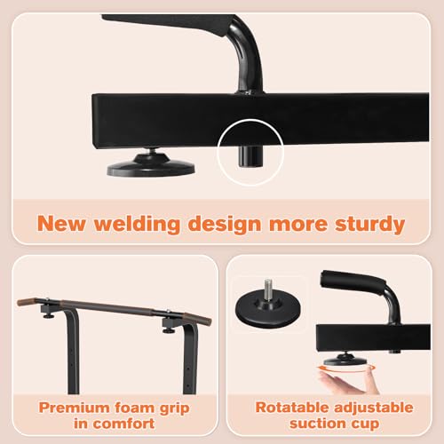 RELIFE REBUILD YOUR LIFE Power Tower Pull Up Bar Station Workout Dip Station for Home Gym Strength Training Fitness Equipment - color: RED