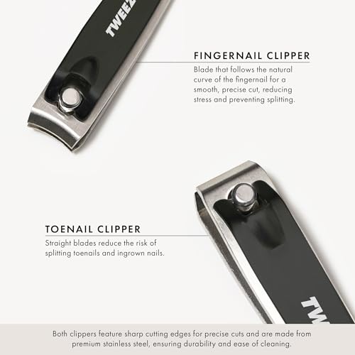 Tweezerman Combo Clipper Set Black/Stainless Steel - color: Stainless Steel