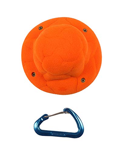 Atomik Rock Climbing Holds XL Screw-On Font Sloper in Orange