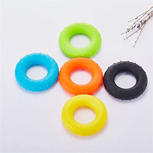 3PCS Finger Stretcher Resistance Bands Strength Trainer for Forearm Exercise Guitar Finger Strengtheners Rock Climbing 6.6 8.8 11 Pounds - color: style 7