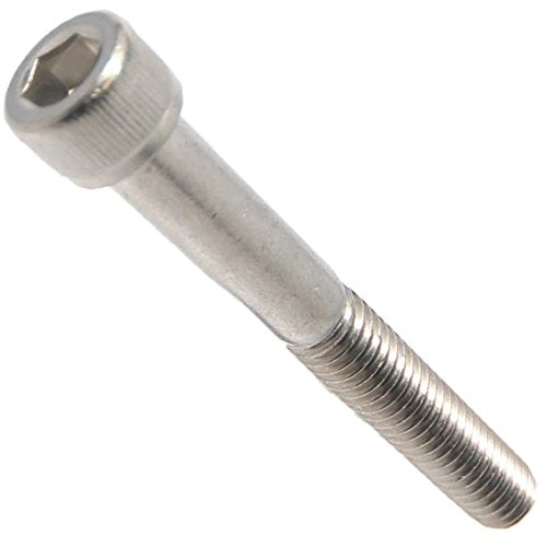 7/16-14 x 2-1/4 Socket Head Cap Screws, Partial Thread, Allen Socket Drive, Stainless Steel 18-8, Bright Finish, Quantity 5 Pieces By Fastenere - size: 7/16-14 x 2-1/4 (5 Pack)