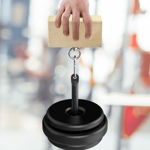Grip Strength Training Beech Wood Pinch Block & Half-Sphere Ball with Loading Pin – Hand, Finger, Forearm Workout Set for Climbing, Lifting, Fitness Training - color: set