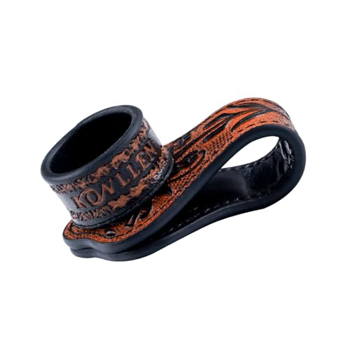 KONLLEN Magnetic Chalk Holder, Pool Cue Accessory | Round or square holder keeps chalk secure and easy to reach for pool cue and billiard players - color: round-Black