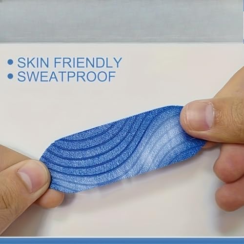 50PCS Elastic Finger Tape Protectors, Breathable Sweatproof Finger Guards for Sports, Work, and Daily Use, Self-Adhesive Stretchy Finger Wraps
