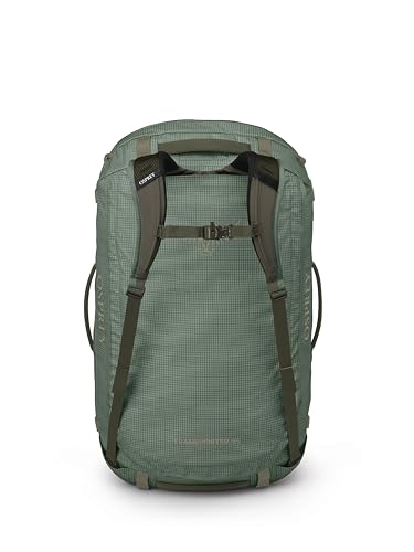 Osprey Transporter Lightweight Travel Duffel Bag - Extra Large Water Resistant Durable Gear Bag for Men and Women - color: Pine Leaf/Earl Grey, style: 95l
