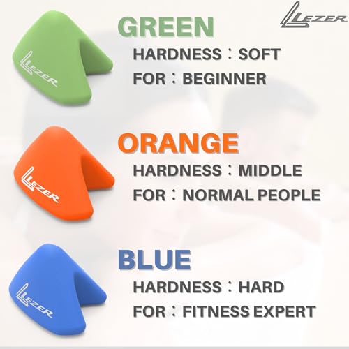 LEZER, Trigger Massage Point, Manual Massage Ball, Muscle Knots Relief Tool, Myofascial Release, Physical Therapy, Plantar Fasciitis, Set of 2 (Green Trigger and Black Ball) - style: 09 - Trigger Green + Hard Ball