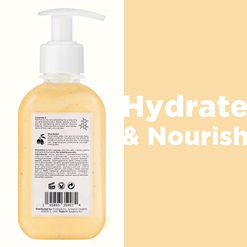 Moisturizing Hand Cream for Dry, Cracked Hands, Nails and Cuticles - 8.5 fl. oz. - Anti-Aging Skin Moisturizer with Vitamin E, Shea Butter, and Ceramides - size: 8.5 Fl Oz (Pack of 1)