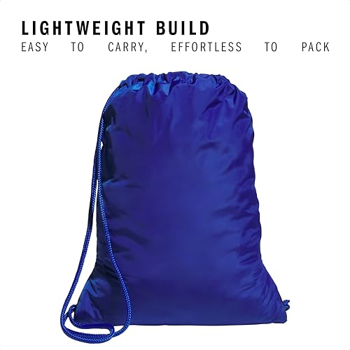 adidas Alliance Sackpack – Drawstring Backpack for Sports, Small Gym Bag, Team Royal Blue/3, OSFA - color: Team Royal Blue/3