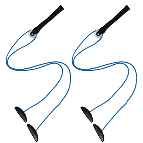 Shoulder Pulley Over The Door Physical Therapy System | Over-the-door exercise pulley designed for shoulder physical therapy exercises. - color: 2PCS-Blue