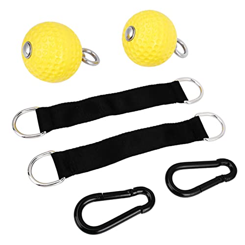 ZJchao Climbing Training Hanging Ball, Non-Slip Hand Grips Hanging Ball Pull Up for Arm Upper Back and Shoulder Muscle Strength, Climbing Holds Hold Grips for Strength Training