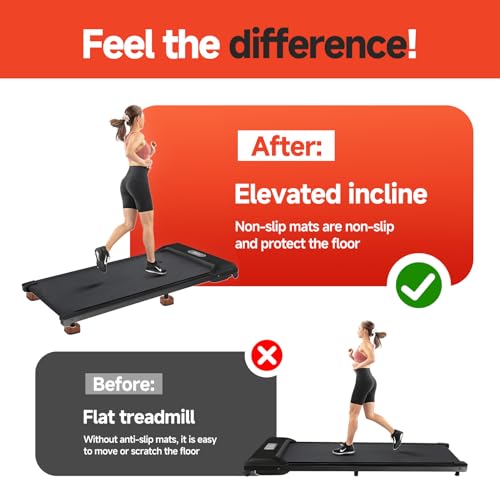 4-Pack Treadmill Incline Riser Blocks - color: Brown