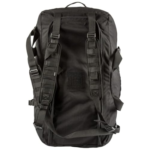5.11 Tactical Rush LBD Xray Large Duffle Bag Deploy Backpack, Black | Style 56295ABR, Black, 106L Extra Large Duffle, Molle, Waterproof, Heavy Duty Deployment Bag, 1050D Nylon, EDC, Carry
