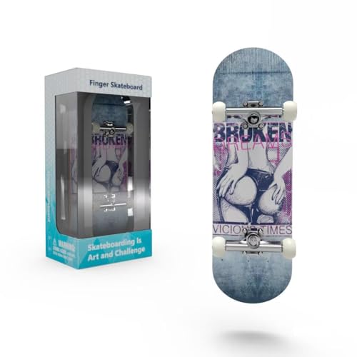 Wooden, pro Fingerboard 29mm Mini handboard、Premium Fingerboard Ideal for Dexterity maneuvers (Lass) - color: Lass