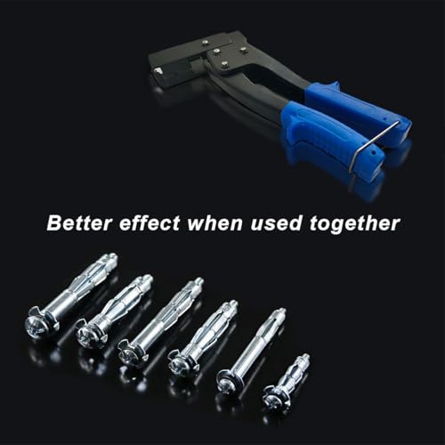 Heavy Duty Wall Anchor Gun Metal Setting Tool for Hollow Wall Anchor Plasterboard Fixing (M3 M4 M5 M6 M8)