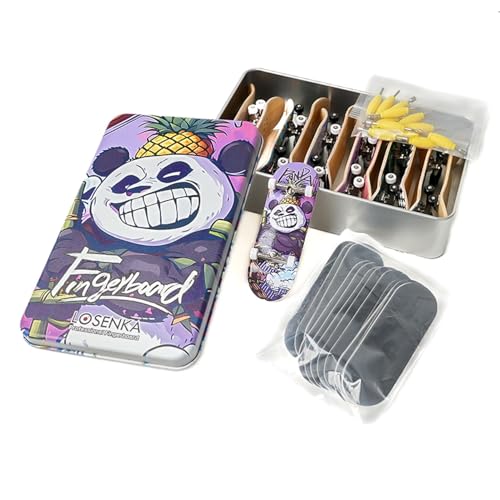 12 PCS Pro 32mm Fingerboard Wooden Board Professional Mini Finger Skateboard Set of 12 - color: 12pcs