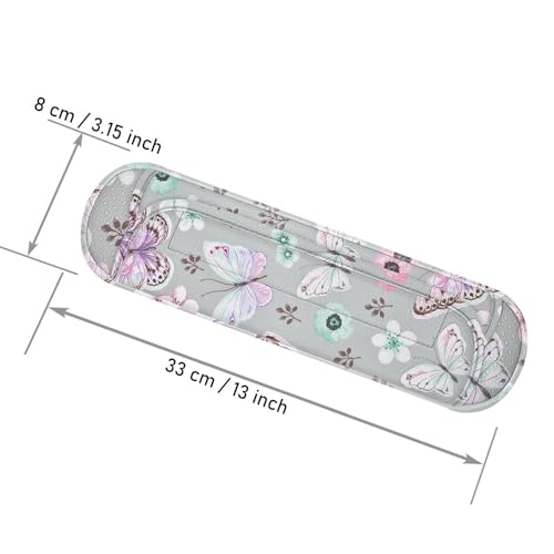 ZINZ Ultra Thick & Breathable Universal Shoulder Pad Cushion for Bag - Long & Comfort - color: Butterfly