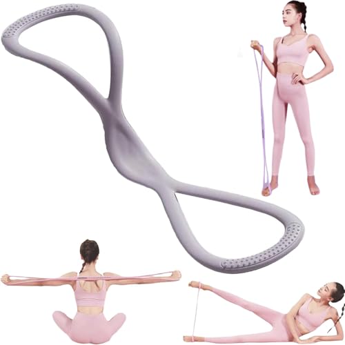 Figure 8 Resistance Band, for Women Men Arms Back Shoulder Stretch | Resistance Bands for Arms, Stretch Bands for Exercise, Elastic Fitness Bands Exercise Band for Home Yoga Gym Workout