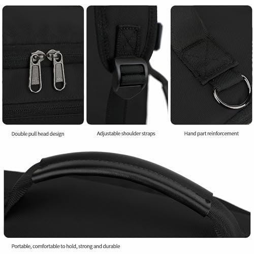 Kalesi Gym Duffle Bag Backpack 4-Way Waterproof with Shoes Compartment for travel Sport Hiking laptop - color: Business-black