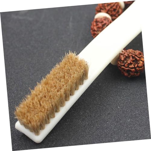 Amosfun 4Pcs Climbing Rocks Cleaning Brush with Sturdy Handle Boar Hair Bristles for Bouldering and Rock Climbing Chalk Cleaning Tool for Outdoor Sports