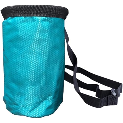 Waterproof Magnesia Sack with Belt Climbing Chalk Bag Magnesia Powder Pouch for Mountaineering Travel Sports Fitness Golf - color: Blue