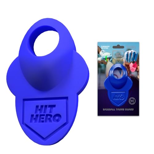 Baseball Thumb Guard, Batters Batting Grip, Finger Guard, Accessory, Batting Protection, Reduce Bat Sting, Hitter, Tool, Bat, Hitting Accessory - color: Blue