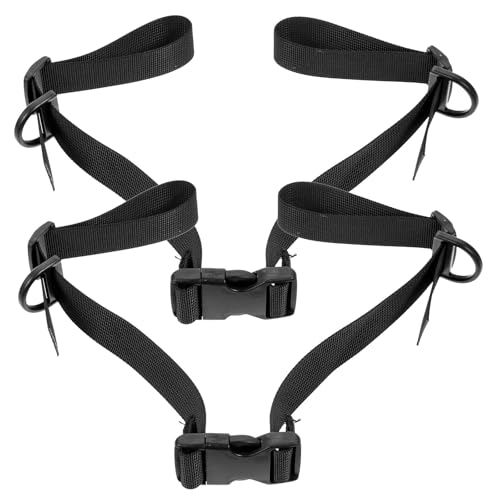 2pcs Adjustable Cargo Bundle Straps with Buckle, Thickened Webbing Tie Down Straps for Securing Goods, Tent, Backpack, and Yoga Mat, Sturdy Fixed Rope for Industrial and Outdoor