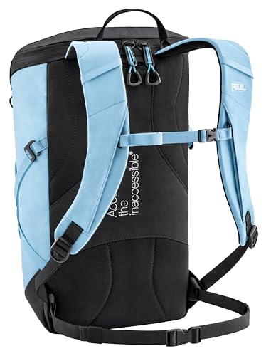 PETZL BUG Rock Climbing Backpack | For Single-Day Multi-Pitch Climbing - color: Smoked Blue